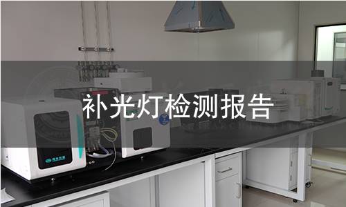 補光燈檢測報告 補光燈檢測報告