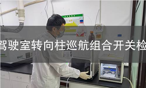 駕駛室轉(zhuǎn)向柱巡航組合開關(guān)檢測