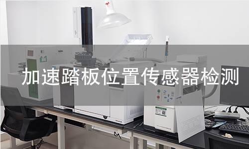 加速踏板位置傳感器檢測(cè)