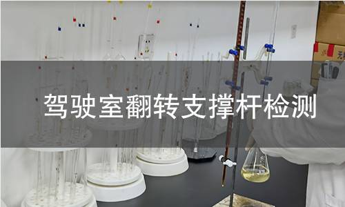 駕駛室翻轉(zhuǎn)支撐桿檢測(cè)