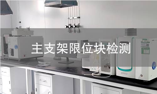 主支架限位塊檢測