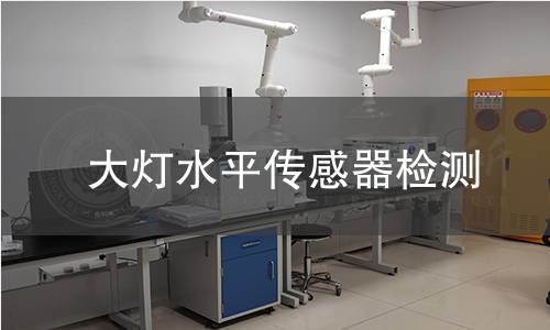 大燈水平傳感器檢測