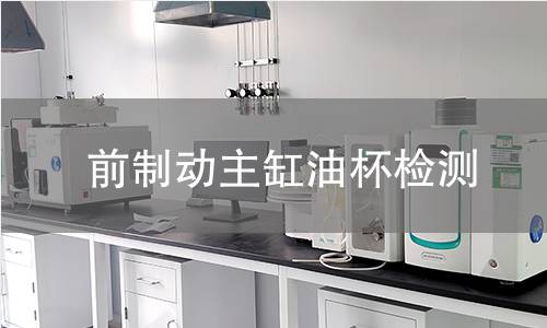 前制動(dòng)主缸油杯檢測(cè)