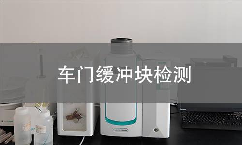 車門緩沖塊檢測