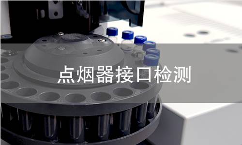 點(diǎn)煙器接口檢測(cè)