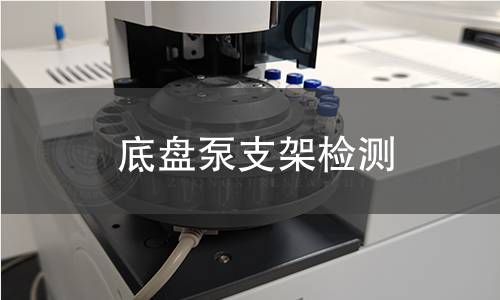 底盤泵支架檢測