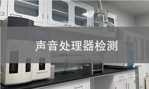 聲音處理器檢測