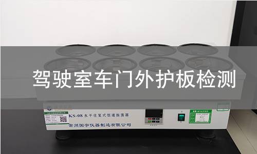 駕駛室車門外護(hù)板檢測