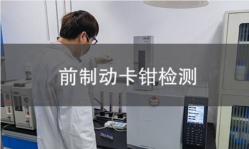 前制動卡鉗檢測
