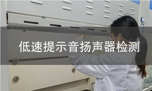 低速提示音揚聲器檢測