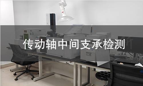 傳動軸中間支承檢測