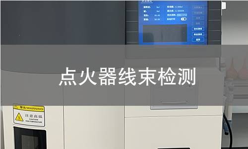 點(diǎn)火器線束檢測