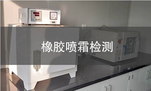 橡膠噴霜檢測(cè)