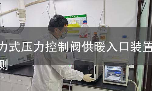 自力式壓力控制閥供暖入口裝置檢測