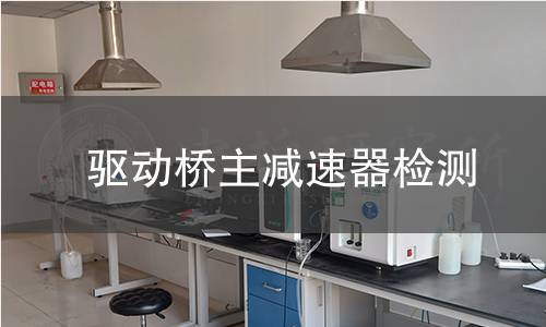 驅(qū)動(dòng)橋主減速器檢測(cè)