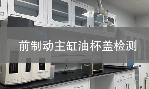 前制動主缸油杯蓋檢測