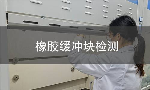 橡膠緩沖塊檢測(cè)