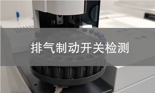 排氣制動開關(guān)檢測