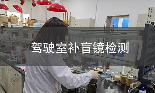 駕駛室補(bǔ)盲鏡檢測(cè)