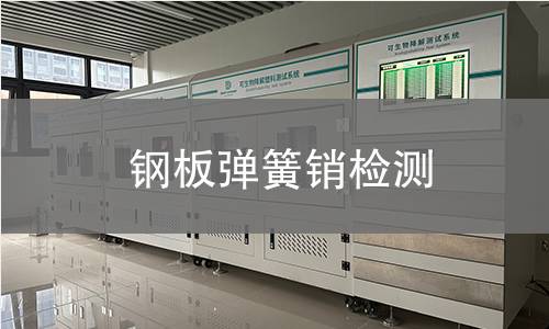 鋼板彈簧銷檢測