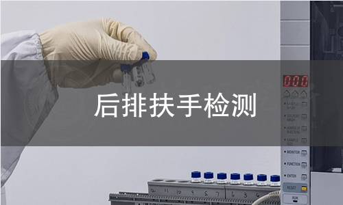 后排扶手檢測