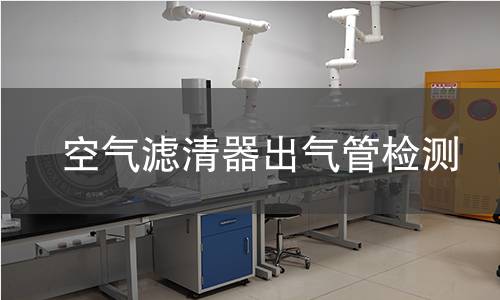 空氣濾清器出氣管檢測