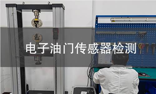 電子油門傳感器檢測