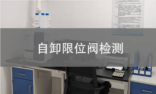 自卸限位閥檢測