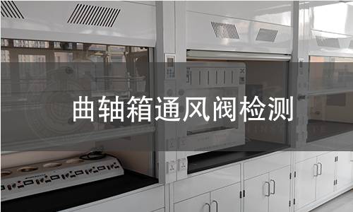 曲軸箱通風(fēng)閥檢測(cè)
