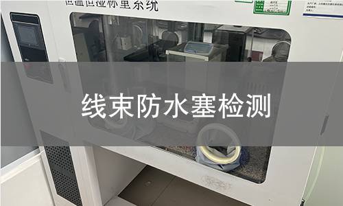 線束防水塞檢測