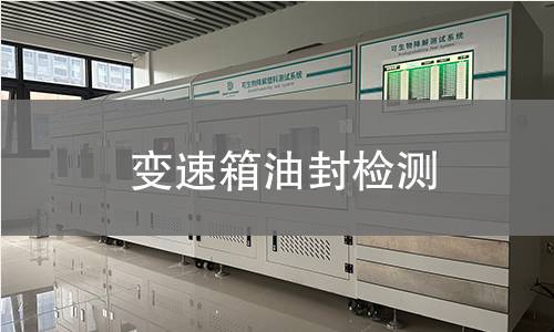 變速箱油封檢測(cè)