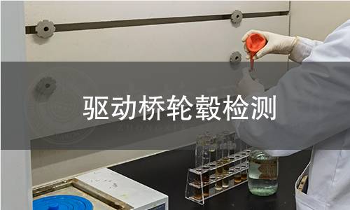 驅(qū)動(dòng)橋輪轂檢測(cè)