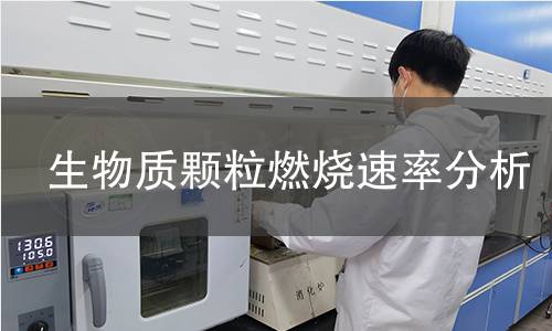 生物質(zhì)顆粒燃燒速率分析