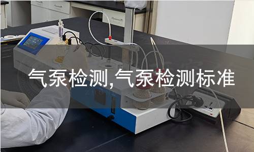 氣泵檢測,氣泵檢測標準